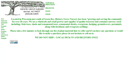 Desktop Screenshot of hickorygrovenursery.com